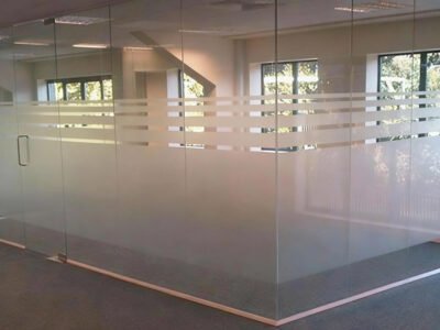 Frosted Glass Balustrades