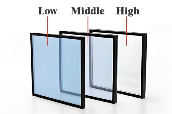low E transparent Low Middle High